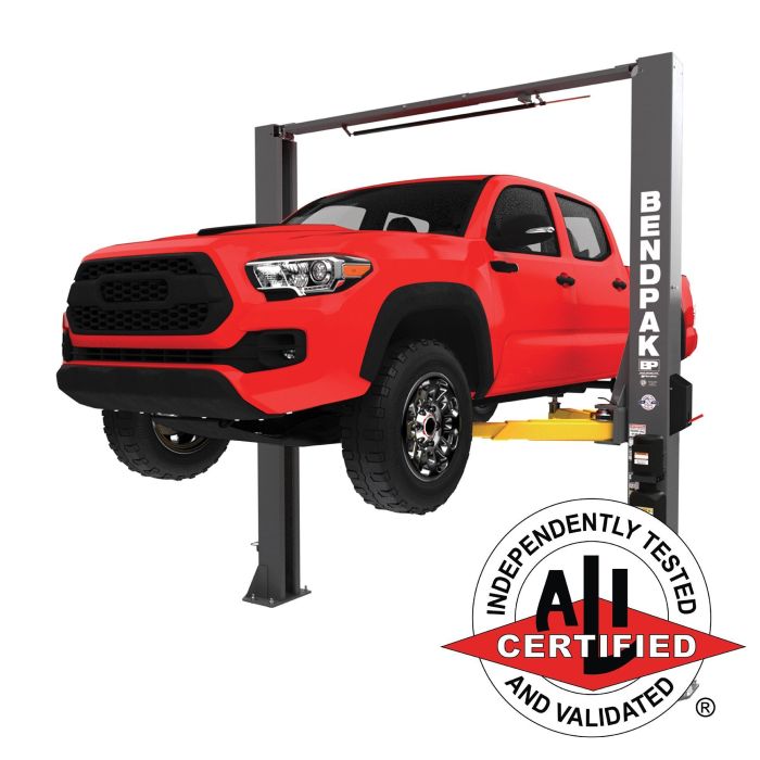 Elevador de coches de dos columnas BendPak 10AP - Capacidad de 10.000 lb